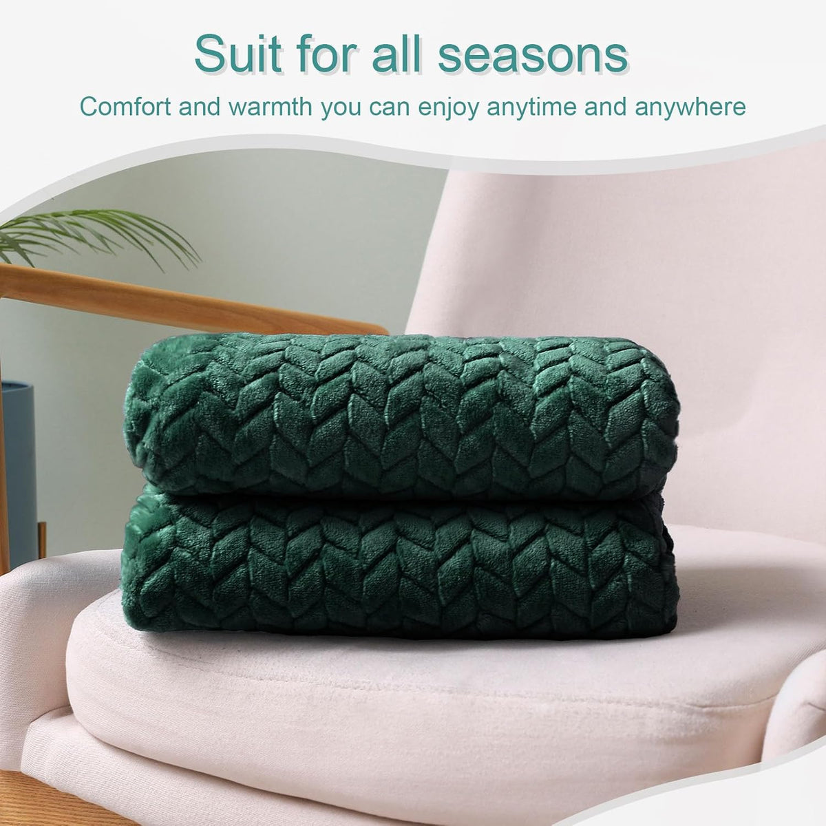 Plush Jacquard Throw