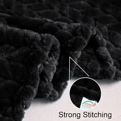Plush Jacquard Throw
