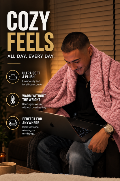 Plush Jacquard Throw
