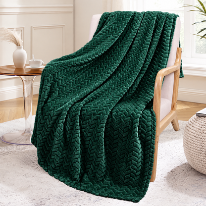 Plush Jacquard Throw