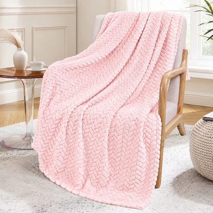 Plush Jacquard Throw