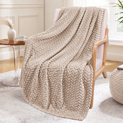 Plush Jacquard Throw
