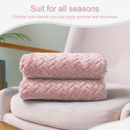 Plush Jacquard Throw