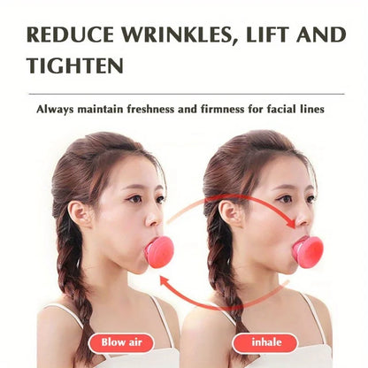 Face Mouth Exerciser Thin Face Trainer Tool Double Chin Breathing Device, Lift V Face Skin Tightening Face Breathing Exerciser